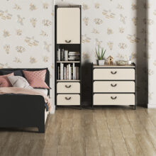 AVELEO комод (Антрацит, Сатин)1(650х500) Комод в Калининграде